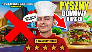 PRZEPIS na PYSZNEGO DOMOWEGO BURGERA !