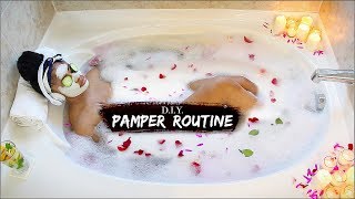 LUX PAMPER ROUTINE ➟ DIY At-Home Spa on a Budget!