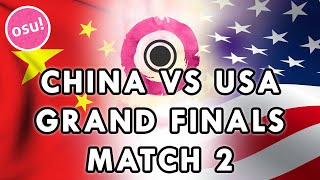 osu! World Cup 2015 - Grand Finals | China vs USA (Match 2) /w Twitch Chat