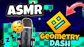 ASMR Français • JE TE DÉTEND SUR GEOMETRY DASH 😴💤 ! (Chuchotements puissants et bruits de bouches)