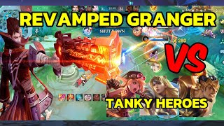 NEW UPDATE|REVAMPED GRANGER 20 KILLS!!|100% BROKEN DAMAGE|MUST WATCH!! #mobilelegends#granger#fyp