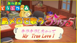 【あつ森】島メロで「プリキュア5」前期ED『「キラキラしちゃってMy True Love!』を歌わせてみた！