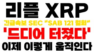 [리플 XRP] 새벽 SEC \