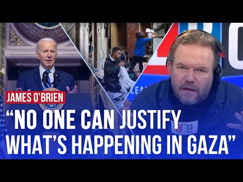 James O'Brien explores Joe Biden's 'shift' on Israel's bombing of Gaza LBC