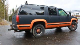 Chevrolet Suburban 6.5td Exhaust Before and After Sound