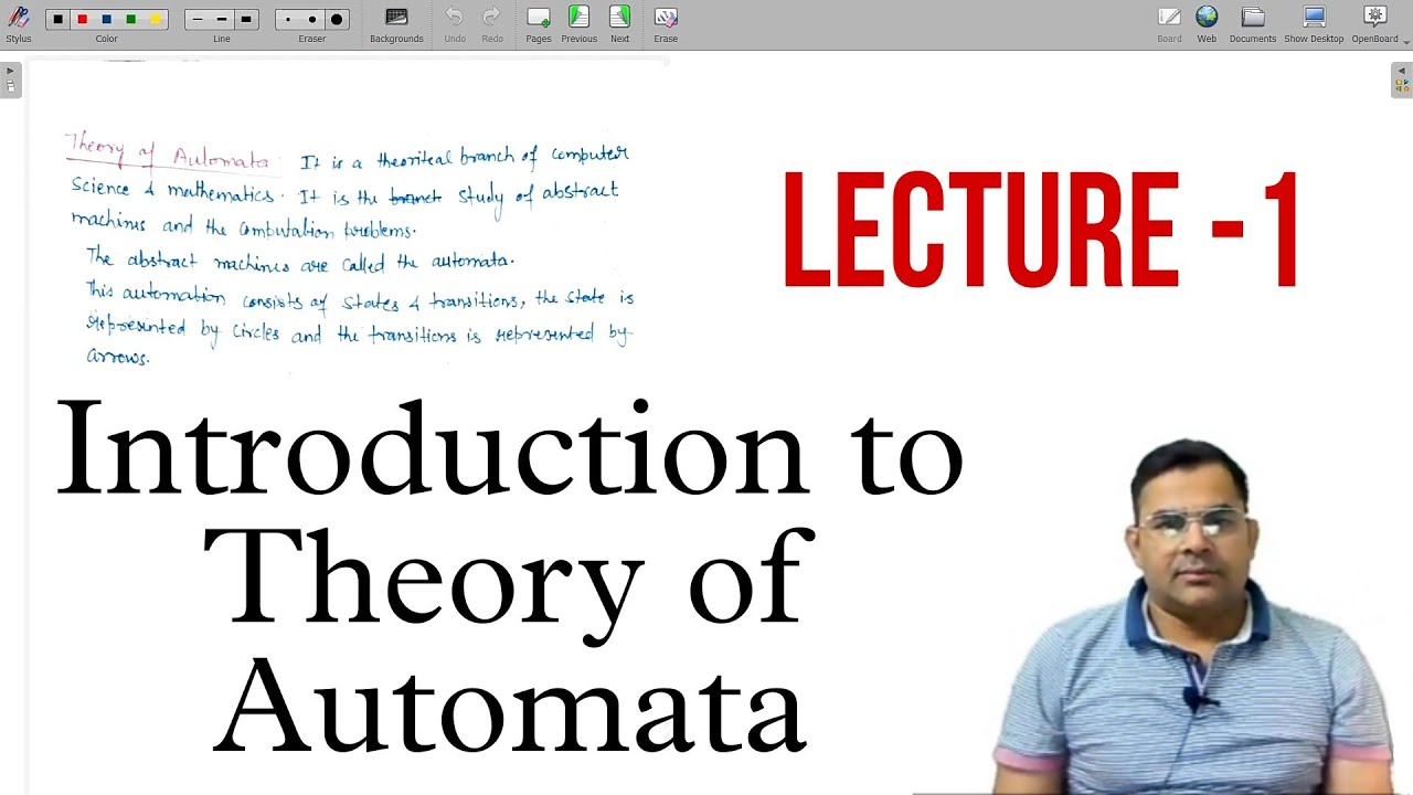 Introduction To Theory Of Automata | Lecture 1 | Israr Sir | Tackle ...