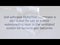 self adhesive epdm alphathor membrane how to effectively waterproof terraces balconies and roofs