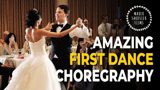 AMAZING first dance Choreography, Professional dancing couple | Wedding video