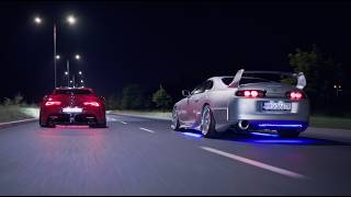 Old or New? Double Supra Trouble MK4 vs MK5 | Chasing the night | 4K