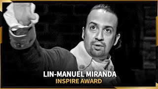 Lin-Manuel Miranda receives the Inspire Award at the 4th Annual HCA Film Awards