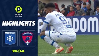 AJ AUXERRE - CLERMONT FOOT 63 (1 - 1) - Highlights - (AJA - CF63) / 2022-2023