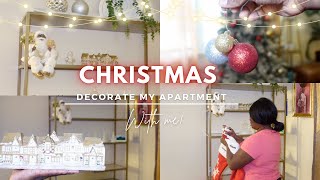 DECORATE MY APARTMENT WITH ME | CHRISTMAS 2024: Vintage Figurines + Trinkets and More