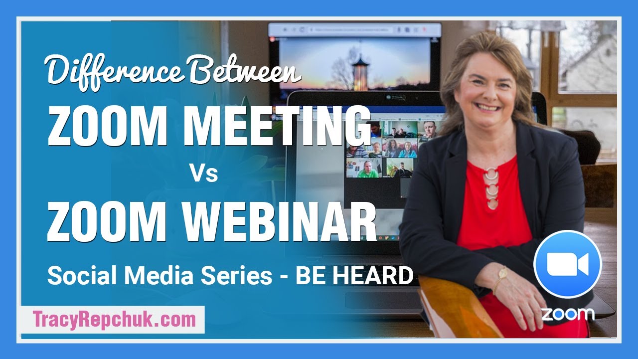 Difference Between Zoom Meeting Vs Zoom Webinar - YouTube