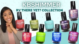 KBShimmer │RV There Yet? Collection │Live Swatches and Reviews │Polish with Rae