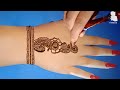 back hand one side mehndi design youtubevideo mehndi kmehndi