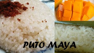 HOW TO COOK PUTO MAYA SO EASY!!! | KAKANIN | steamed sticky rice