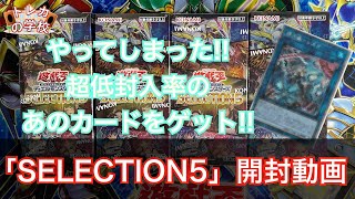 超低確率のあのカードをゲット!!「SELECTION5」4箱開封動画