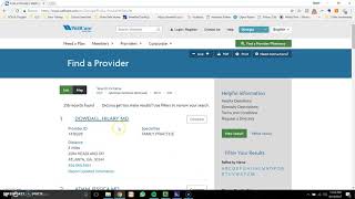 Step-by-Step How-To Provider Search: WellCare Medicare Advantage