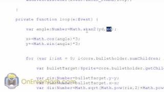 Adobe flash cs4 Game tutorial: Enemy AI