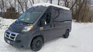 Ram Promaster 2500 Off Road Review in the snow on BFG KO 2 tires.