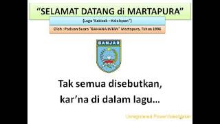 Selamat Datang di Martapura