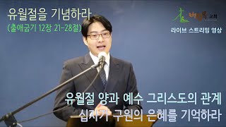 [라이브 방송] 유월절을 기념하라(출애굽기 12장 21-28절) 버팀목교회 이원혁 목사 설교_2020년 3월 29일