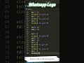 WhatsApp Logo - Python Turtle Graphics Drawing