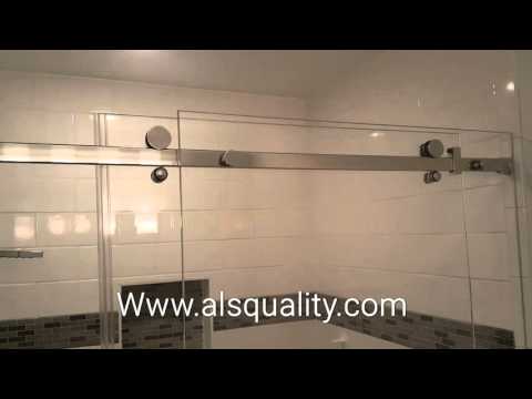 Cantour 3 8 Heavy Glass Frameless Swing Shower Door By Basco