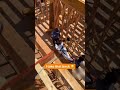 brave construction worker risks his life to repair roofs and gets hurt while walking on top of house