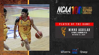 Player of the Game - Nikko Aguilar vs Arellano | NCAA Season 100