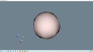 VTK Python Example - DisplayCoordinateAxes