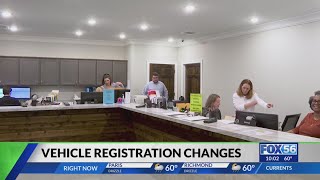 Kentucky county clerk offices are adjusting to the state's new vehicle registration