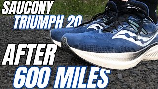 Saucony Triumph 20 Long Term Review After 600 Miles/1000Km