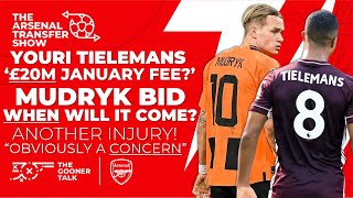 The Arsenal Transfer Show EP251: Youri Tielemans, Mykhaylo Mudryk, Injuries, Gabriel Jesus & More!