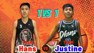 1v1 with Justine Little Kyrie vs. Hans of Ajuy