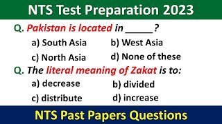 NTS Test Preparation 2023 | NTS Preparation 2023 | NTS NAT Test Preparation 2023 | NTS Test 2023