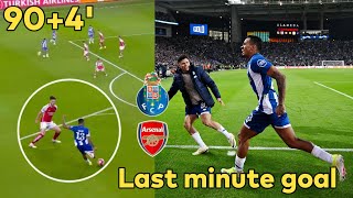 Galeno's last minute goal for Porto vs Arsenal