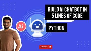 AI ChatBot in 5 lines Python Code