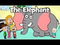 ♪♪ Funny animal song - The Elephant - family holiday song | Hooray kids songs & nursery rhymes