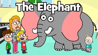 ♪♪ Funny animal song - The Elephant - family holiday song | Hooray kids songs & nursery rhymes