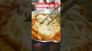 Spaghetti Marinara #food #youtubeshorts #viral #makepizza