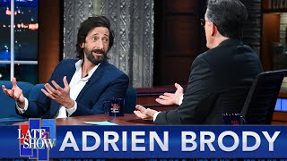 Adrien Brody Pulls A Magic Trick On Stephen Colbert