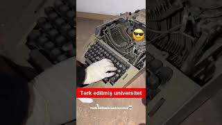 Tərk edilmiş universitet !!!