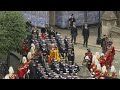 Queen Elizabeth II's coffin borne out of Westminster for her funeral | AFP