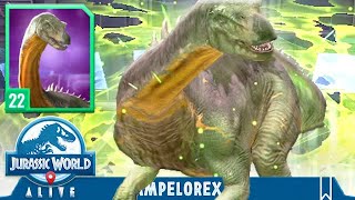 NEW AMPELOREX LEVEL 22 (JURASSIC WORLD ALIVE)