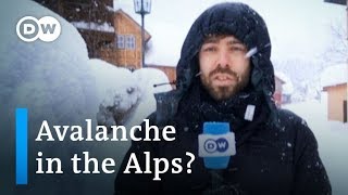Alpine snowfall: Coping with the risk of avalanche in the Alps | DW News
