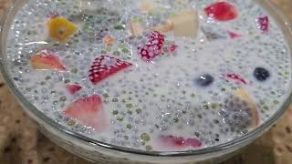 fruit sago dessert ( simple to make good for any occasion or any time