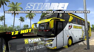 12 Not🔥 | SHARE Kodename Basuri Rahma Nursyifa 12 not V4.2 | Syamsul Ska Bus