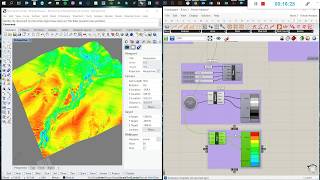 Grasshopper 7: Terrain analysis with Bison