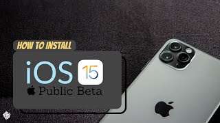 How to install iOS 15 (Public Beta)| EASIEST WAY | CUBE A